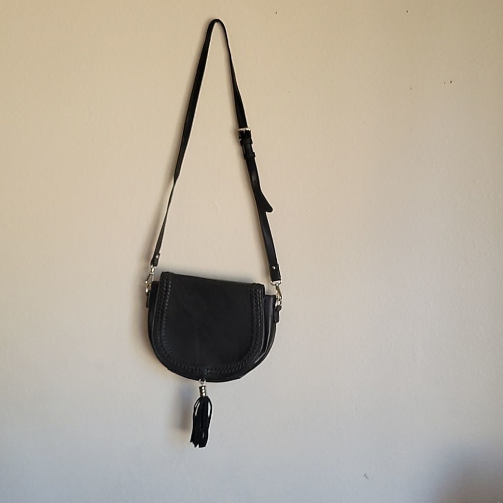 Moda luxe bag black strap purse